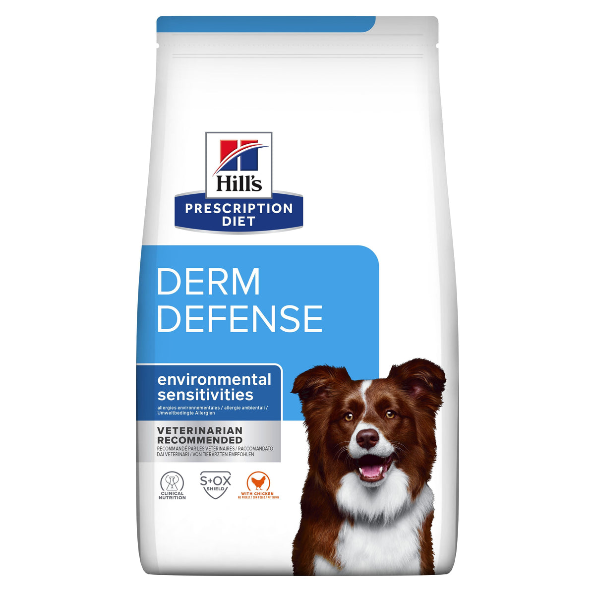 Hill's Derm Defense med kyckling 12 kg för hundar