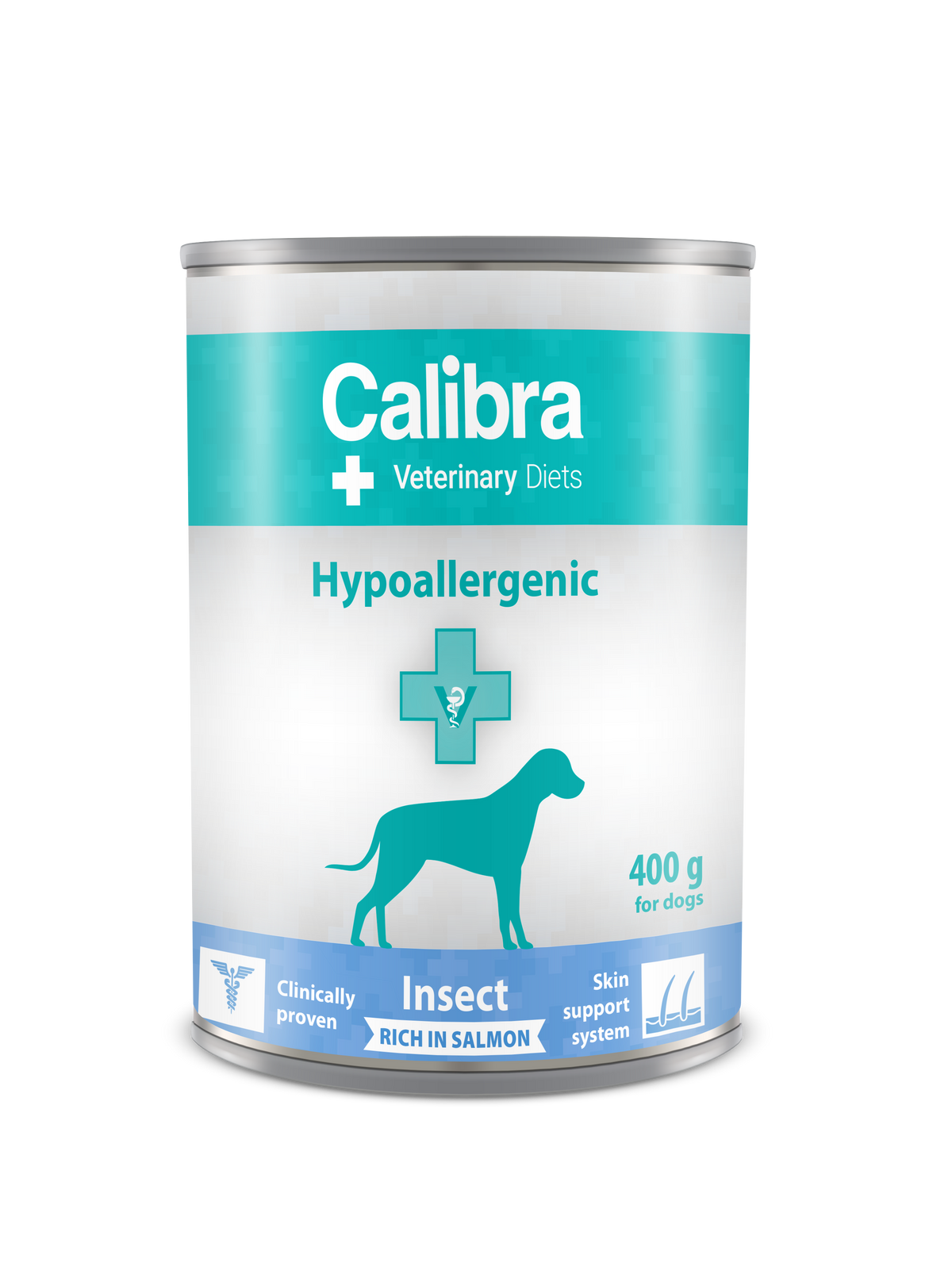 Calibra VD Dog Hypoallergenic Insekt & Lax 6 x 400 g för hundar