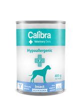 Calibra VD Dog Hypoallergenic Insekt & Lax 6 x 400 g för hundar