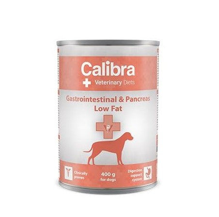 Calibra VD Dog Gastrointestinal & Pancreas Low Fat Tonfisk och lamm 400 g för hundar