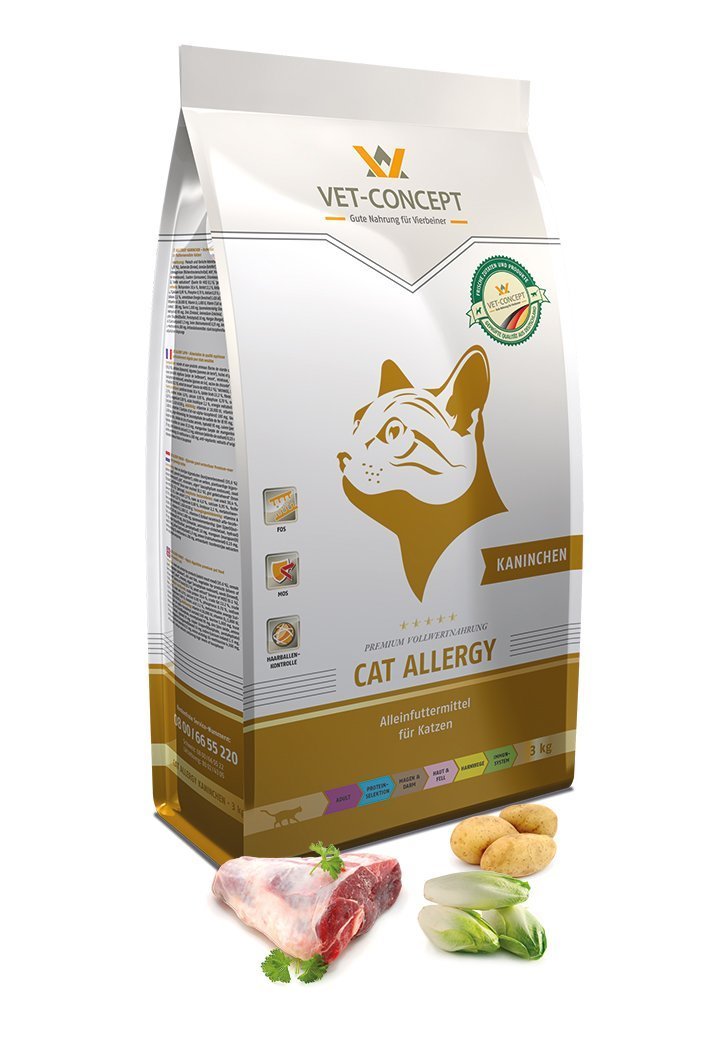 Vet Concept Katt Allergy Kanin för katter 1,5 kg