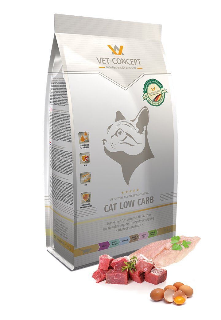 Vet Concept Katt Låg kolhydrathalt för katter 3 kg