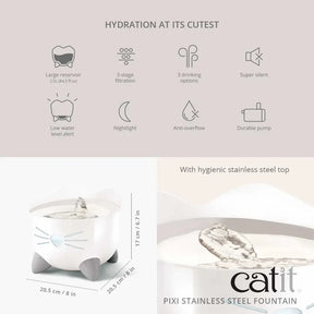 Catit Pixi Drinking Fountain 2.5 L