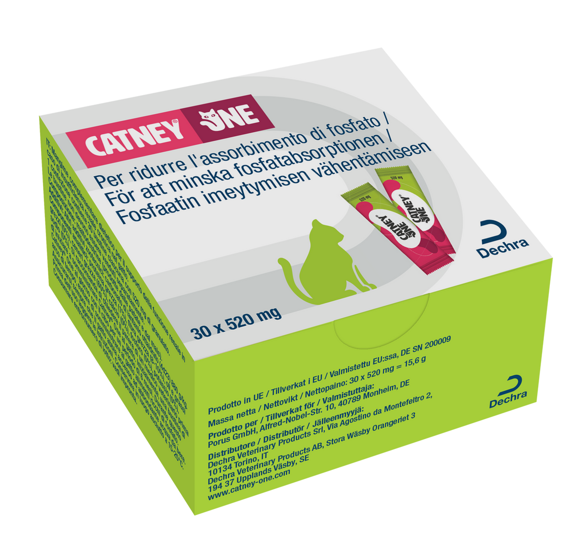 Catney One 30 x 520 mg pulver för katter