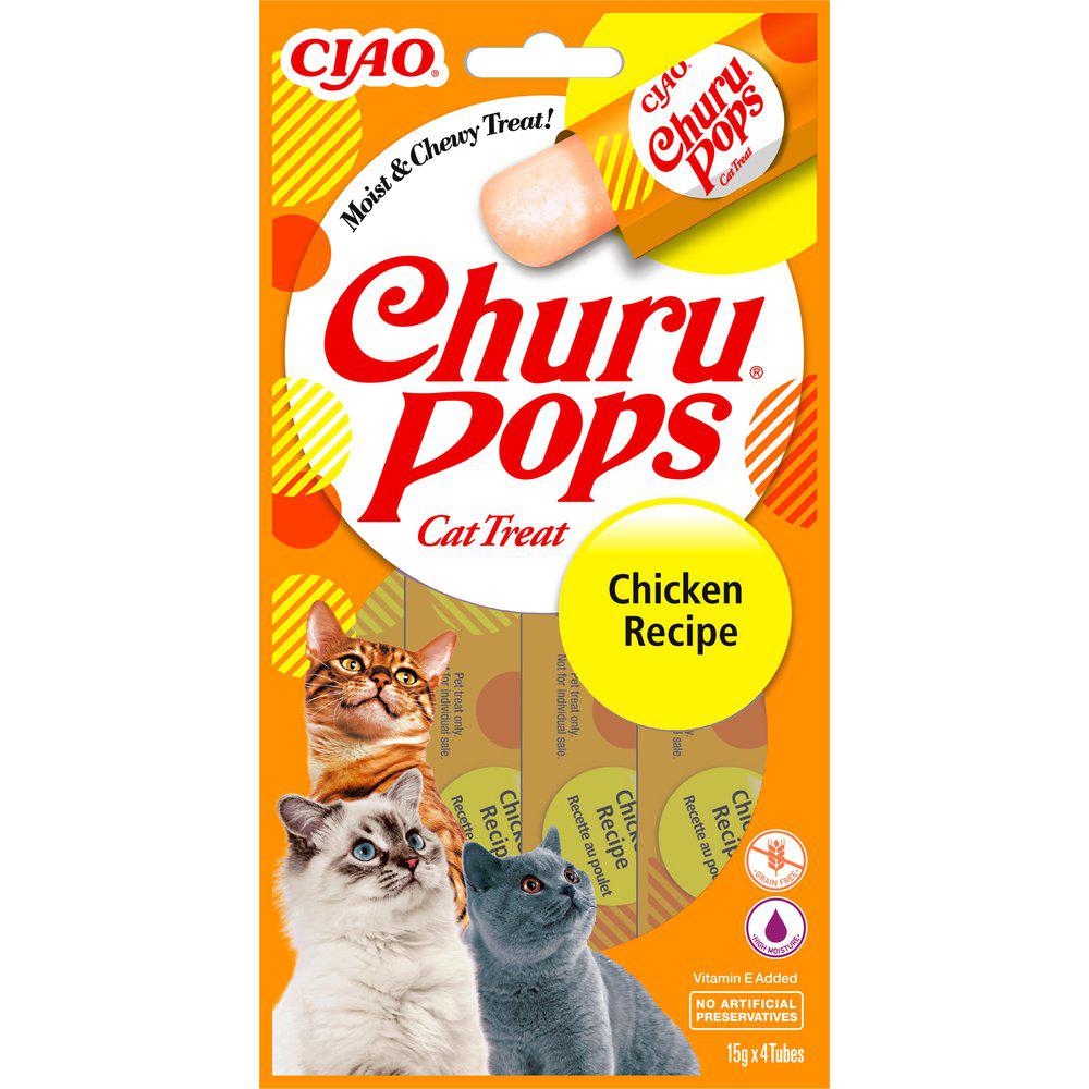 Churu Pops Chicken Cat Treat 4 x 15 g