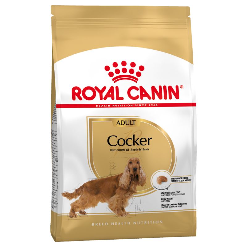 Royal Canin Cocker Adult torrfoder för hundar 12 kg
