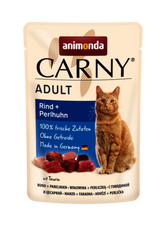 Animonda Carny Adult nöt & pärlhöna för katter 85 g