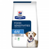 Hill's Prescription Diet d/d Food Sensitivities anka & ris 12 kg för hundar