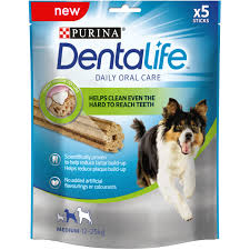 Purina Dentalife Medium Dog 115 g för hundar