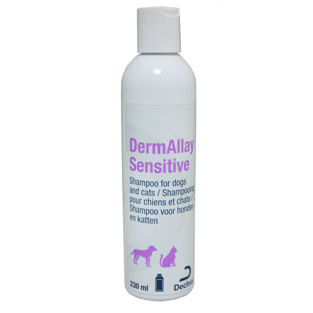 DermAllay Sensitive schampo 230 ml för katter och hundar
