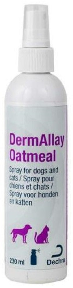 DermAllay Oatmeal spraybalsam 230 ml för katter och hundar