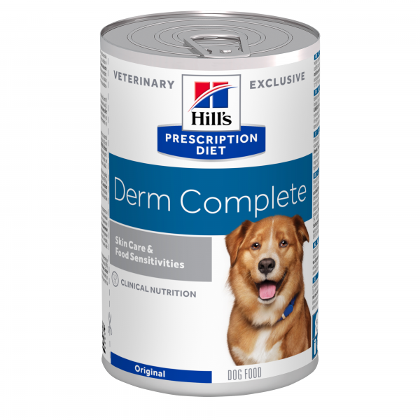 Hill's Prescription Diet Derm Complete för hundar 12 x 370 g