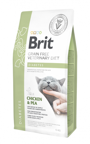 Brit Diabetes Kyckling & Ärt 400 g för katter