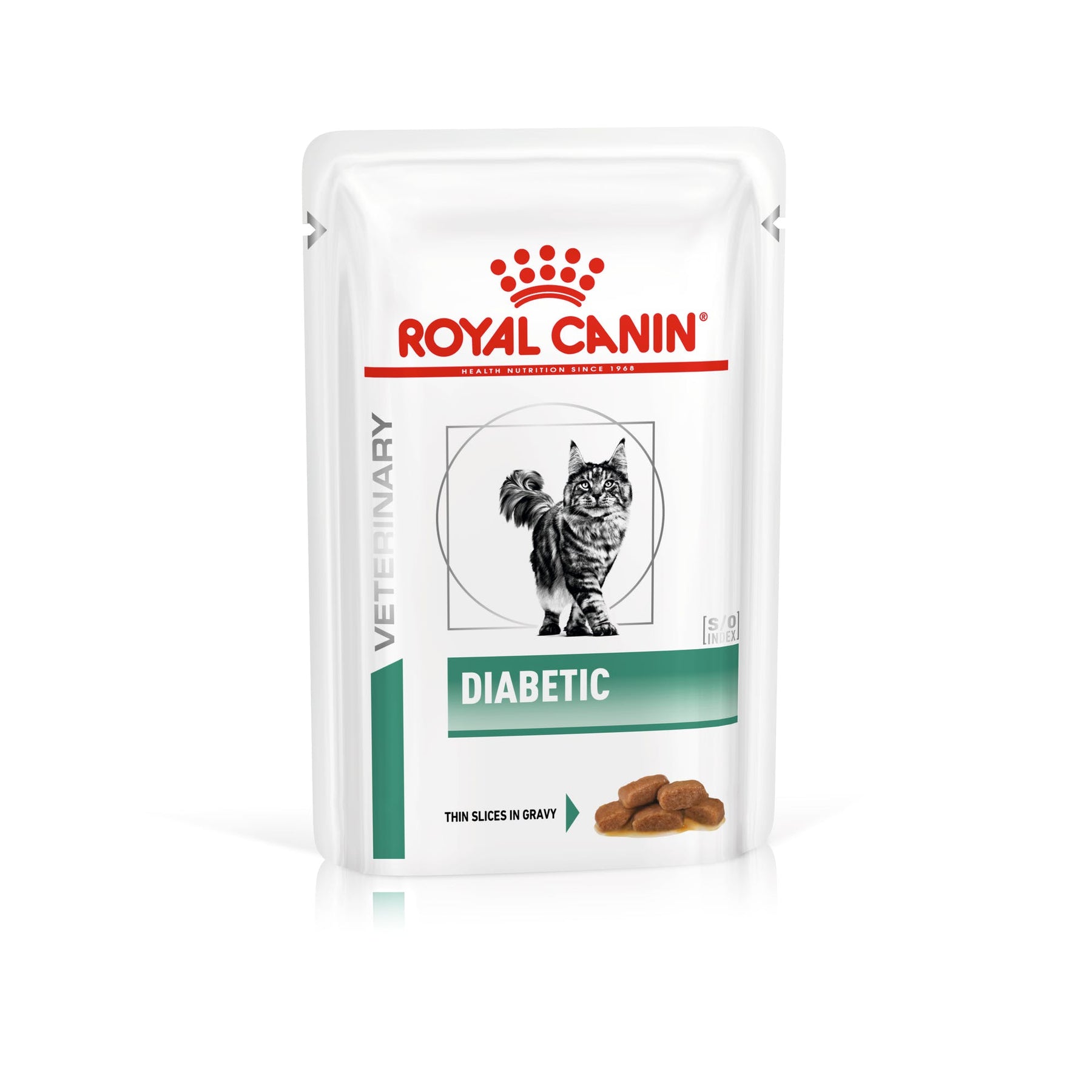 Royal Canin Veterinary Diets Weight Management Diabetic Slices in Gravy våtfoder 48 x 85 g för katter