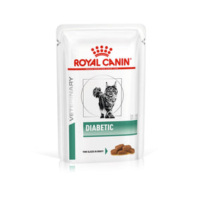 Royal Canin Veterinary Diets Weight Management Diabetic Slices in Gravy våtfoder 48 x 85 g för katter