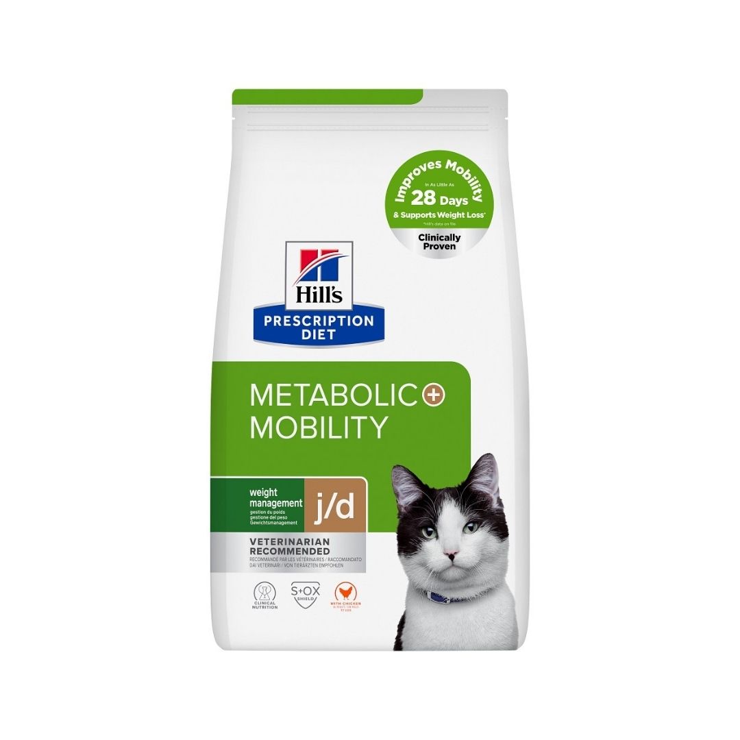 Hill's Prescription Diet Feline Metabolic + Mobility torrfoder med kyckling för katter