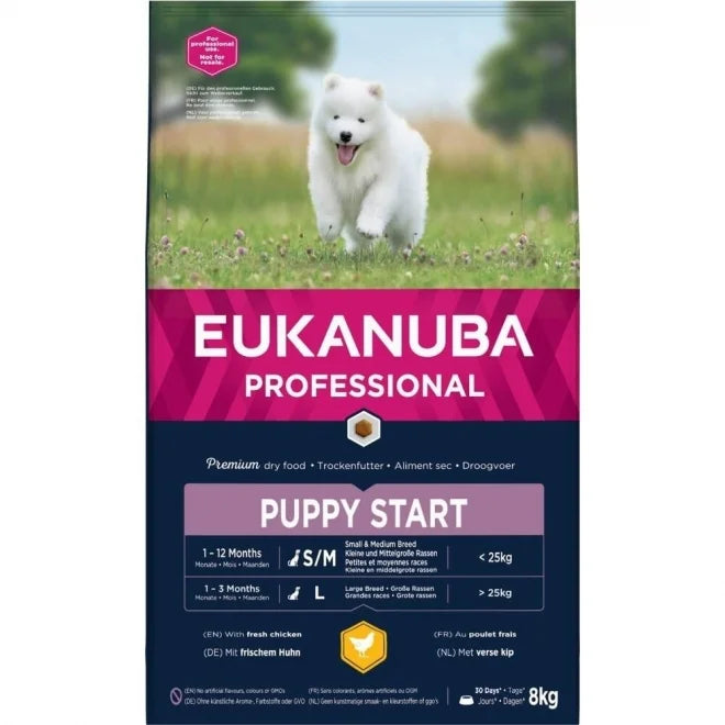 Eukanuba Puppy Start 8 kg för valpar