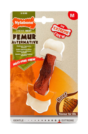 Nylabone Extreme Chew Femur tuggleksak kött M för hundar