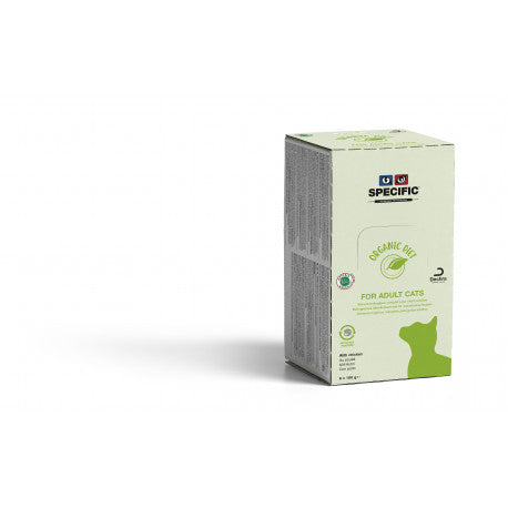 Specifik F-BIO-W Ekologisk kyckling för katter 8 x 100 g
