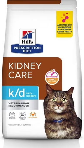 Hill's k/d Early Stage Kidney Care ActivBiome+ Kidney Defense med kyckling 3 kg för katter