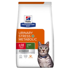 Hill's Prescription Diet c/d Multicare Stress + Metabolic kattfoder med kyckling 1,5 kg