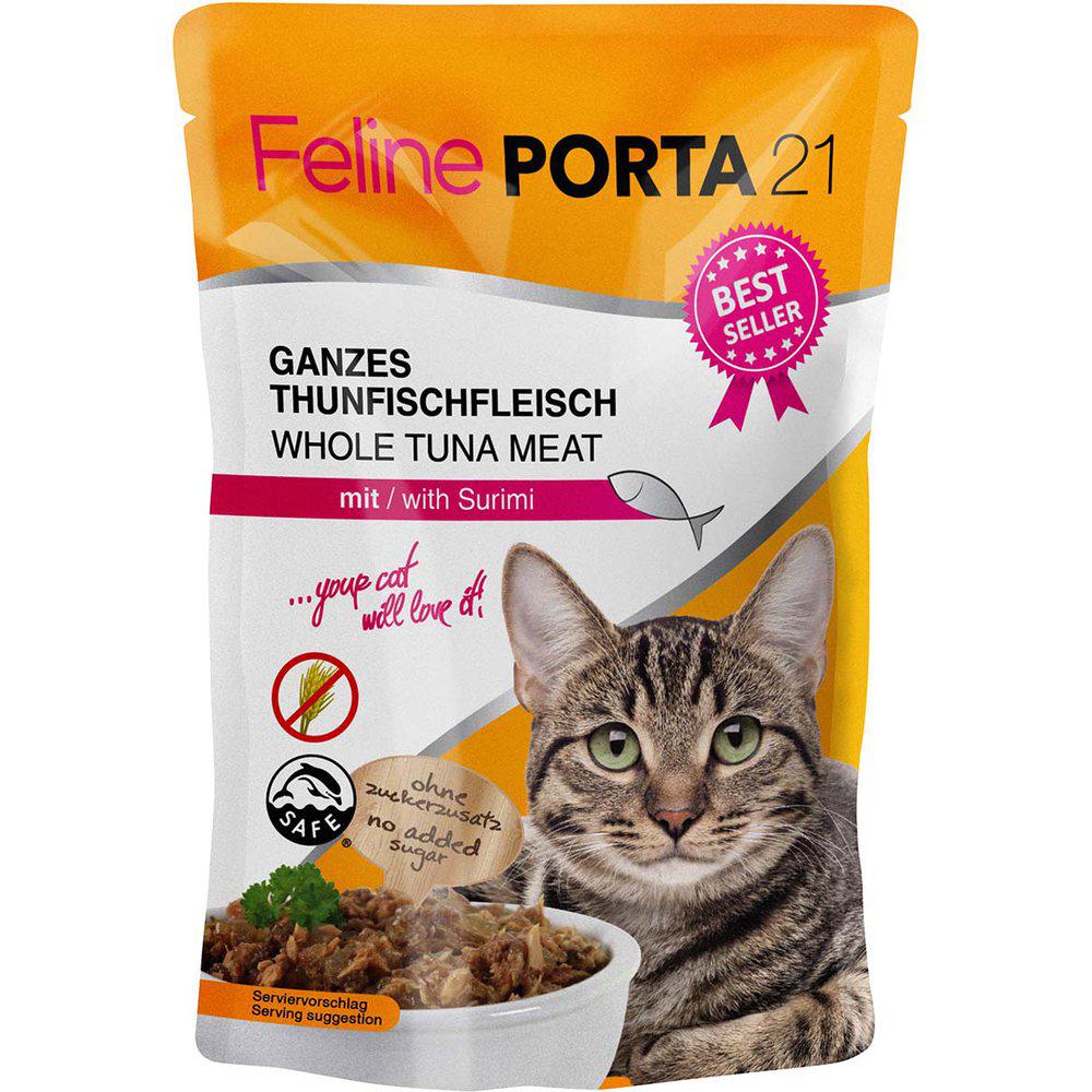 Feline Porta 21 Tonfisk & Surimi våtfoder för katter 20 x 100 g