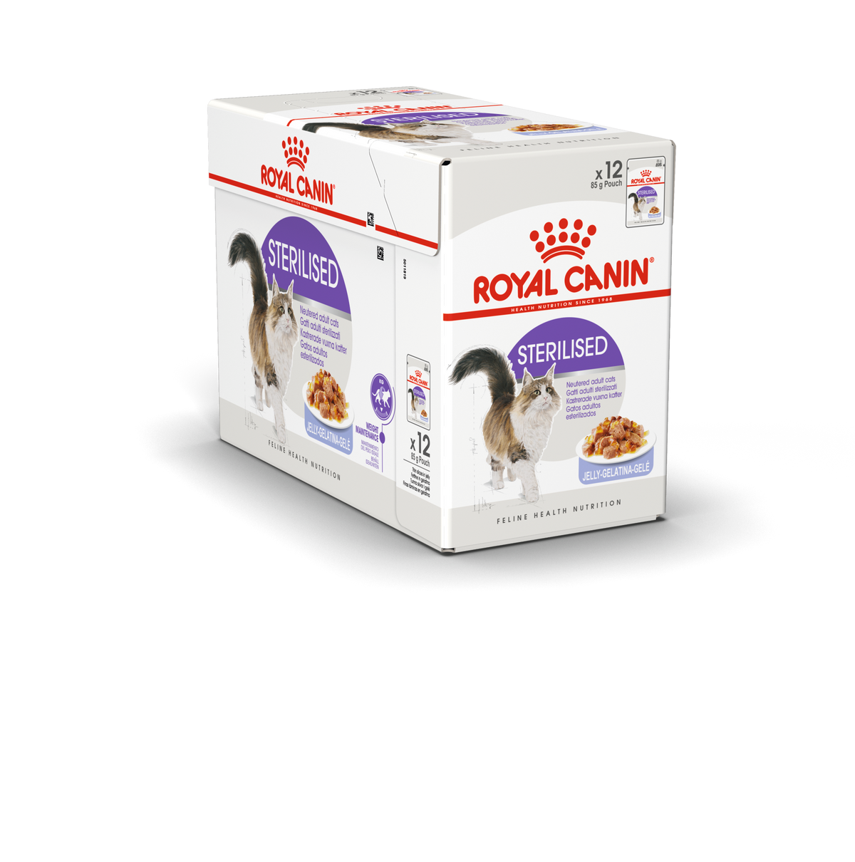 Royal Canin Sterilised Jelly Adult wet food for cats 12 x 85 g