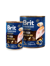 Brit Premium by Nature Fisk med fiskskinn 400 g för hundar