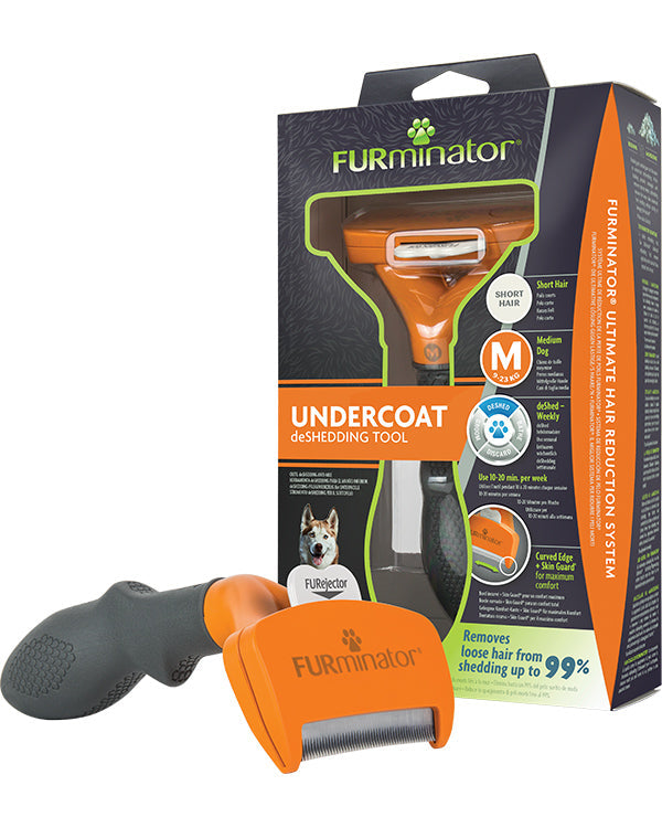 FURminator Undercoat deShedding-verktyg för korthåriga hundar M