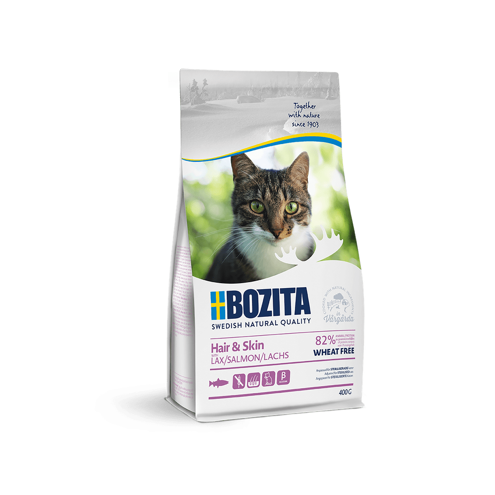 Bozita Hair & Skin Wheat Free Salmon 10 kg för katter