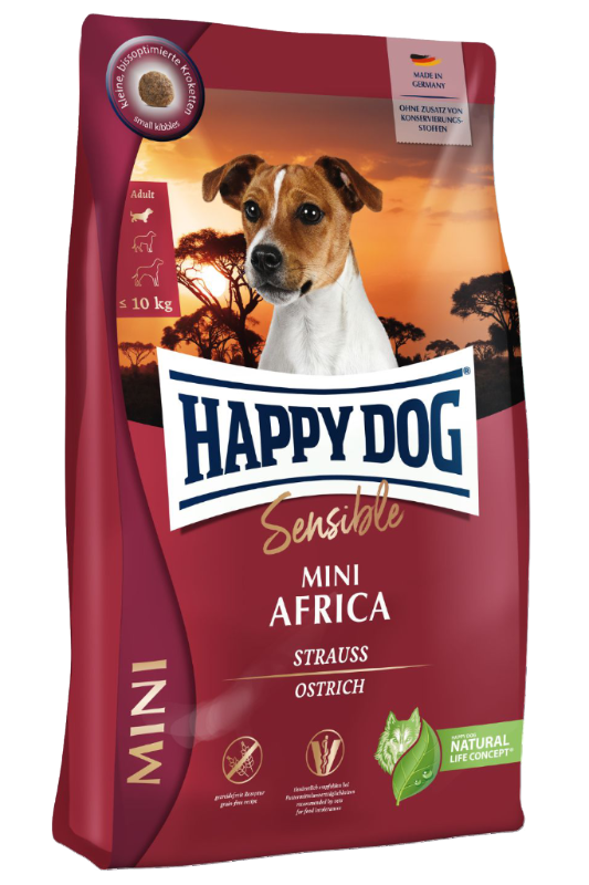 Happy Dog Sensible Mini Africa 300 g för hundar