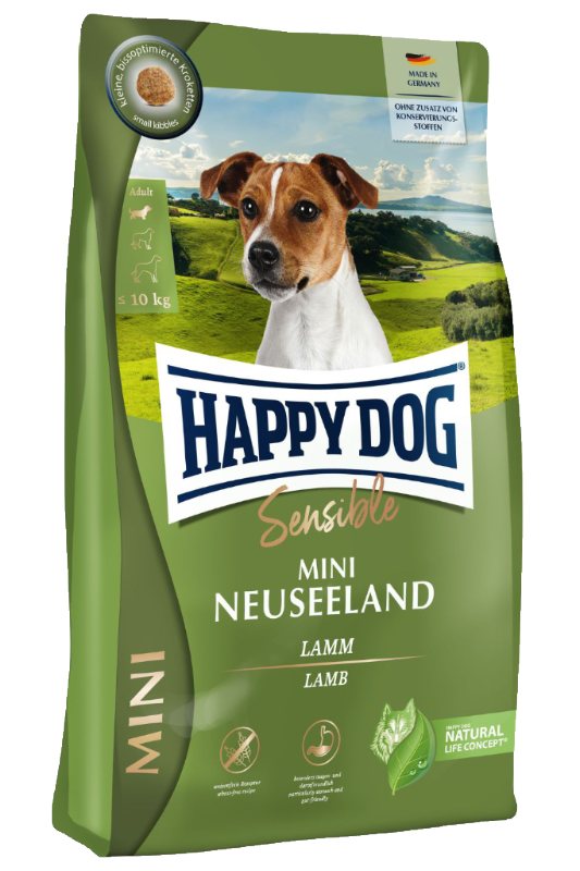 Happy Dog Sensible Mini Neuseeland 300 g för hundar