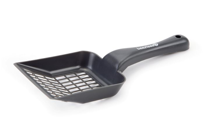 Beeztees Litter Scoop – Wide Slot Anthracite