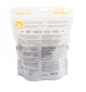 MUSH Hellä Frystorkat nötkött 250 g för hundar