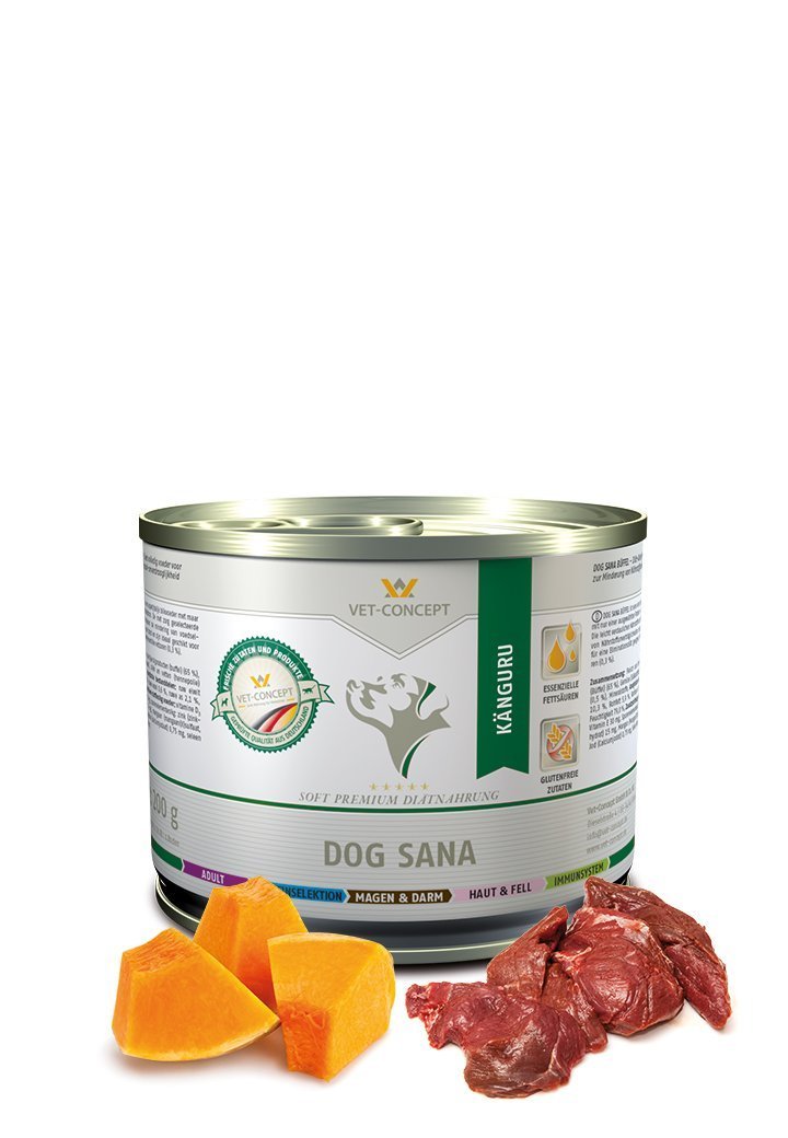 Vet Concept Dog Menu Sana Känguru 6 x 400 g för hundar