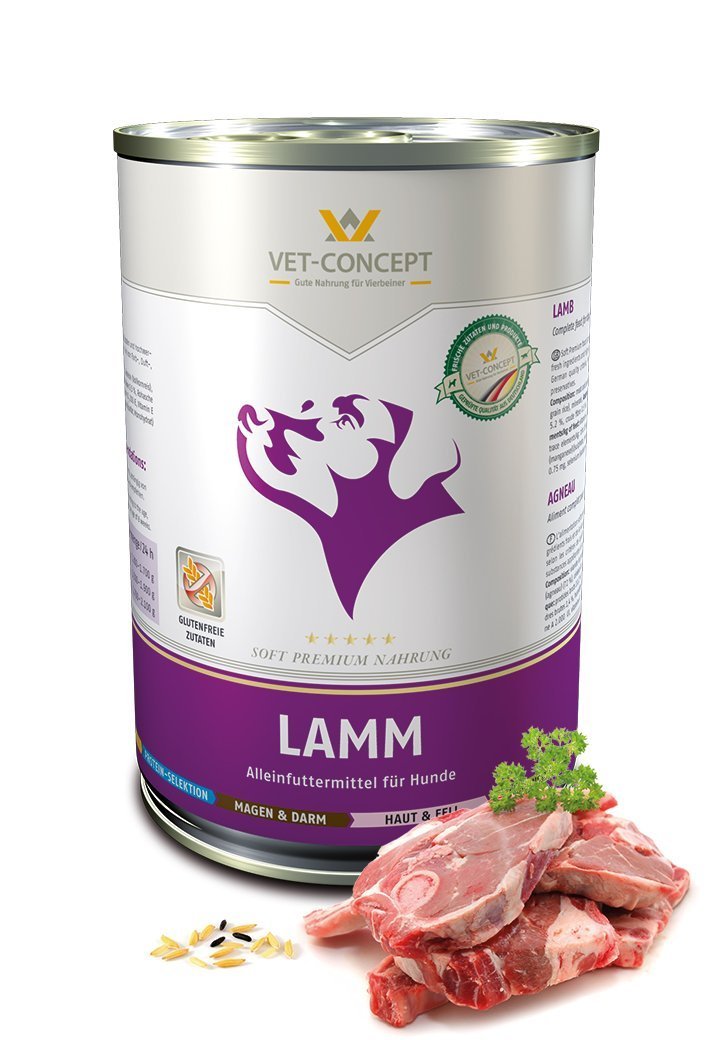 Vet Concept Dog Menu Lamm 6 x 400 g