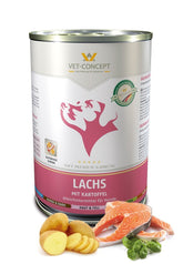 Vet Concept Dog Menu lax 400 g för hundar
