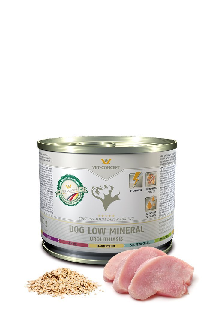 Vet Concept Dog Menu Low Mineral 6 x 200 g för hundar