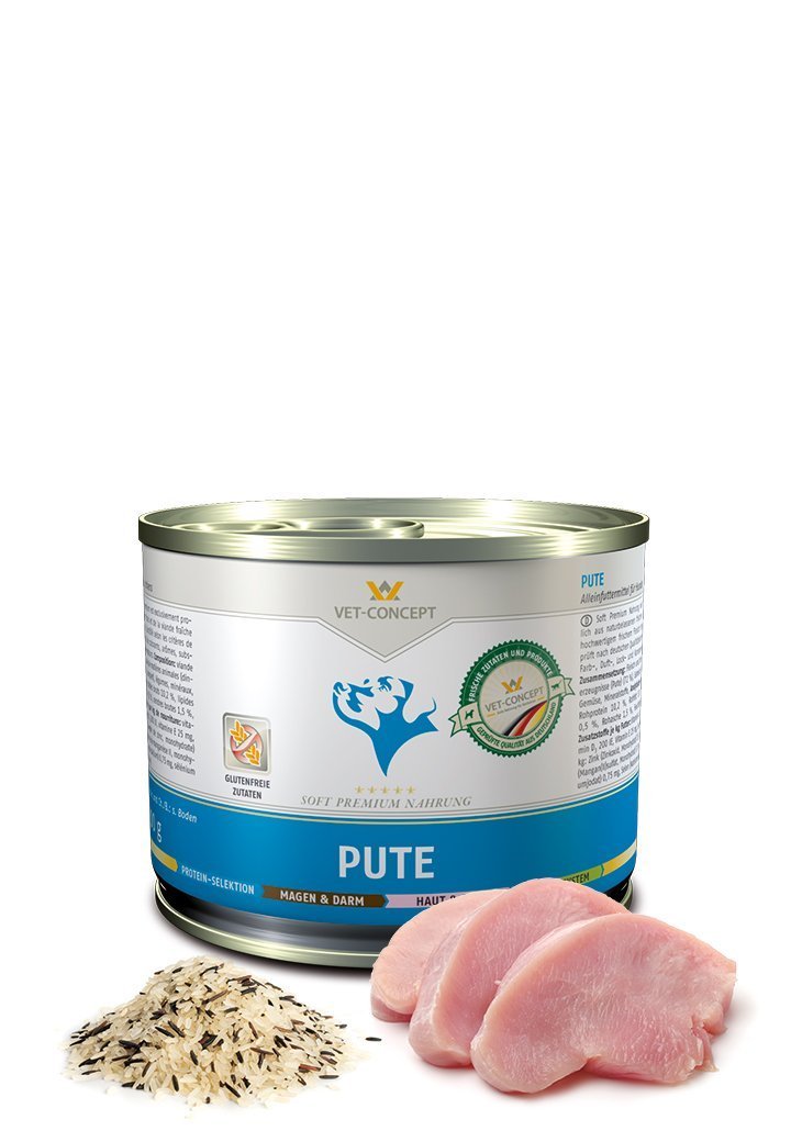 Vet Concept Dog Menu Turkey 6 x 200 g