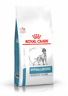 Royal Canin Veterinary Diets Derma Hypoallergenic Moderate Calorie torrfoder för hundar 7 kg