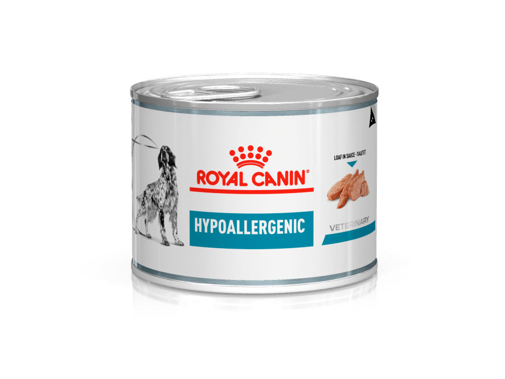 Royal Canin Veterinary Diets Derma Hypoallergenic Loaf våtfoder för hundar 12 x 200 g