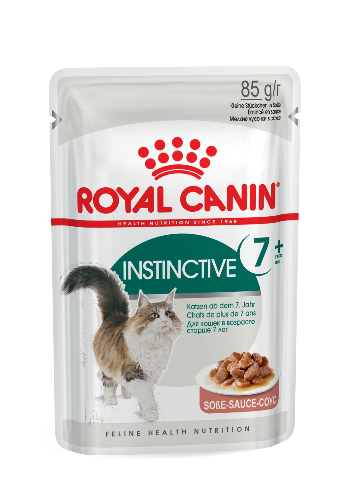 Royal Canin Instinctive 7+ Gravy våtfoder 12 x 85 g för katter