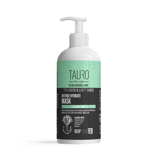 Tauro Pro Line Natural Care Intense Hydrate Mask för vit päls 400ml
