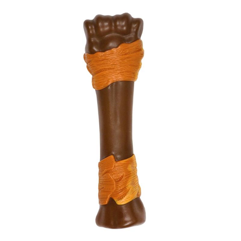 Nylabone Extreme Chew Jerky Soup Bone tuggleksak torkad anka XL för hundar