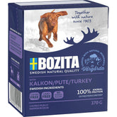 Bozita Kalkonbitar i gelé 6 x 370 g för hundar