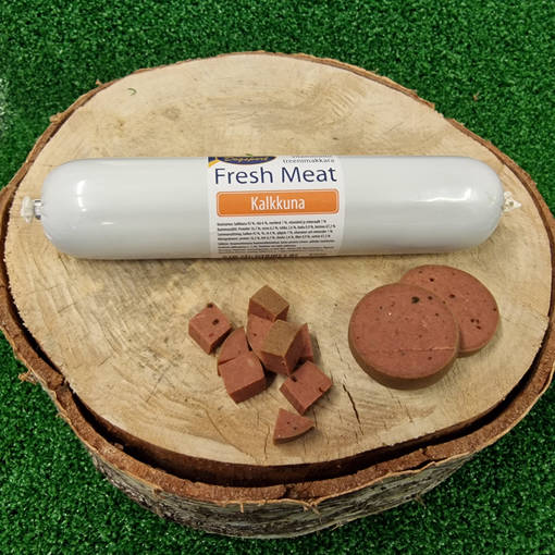 D&C Fresh Meat Kalkon korv 400 g för hundar