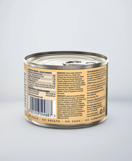 ZiwiPeak Kyckling för katter 12 x 185 g
