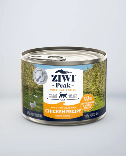 ZiwiPeak Kyckling för katter 12 x 185 g
