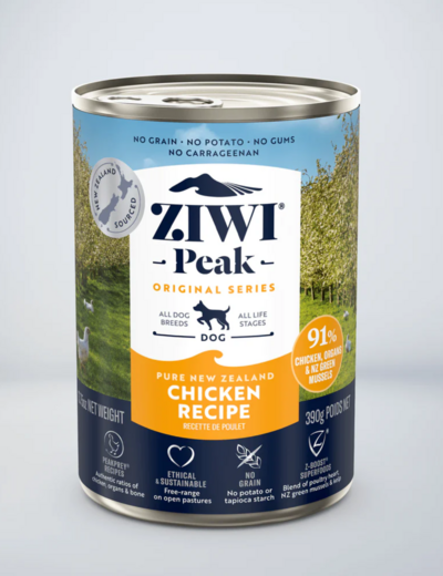 ZiwiPeak kyckling för hundar 12 x 390 g
