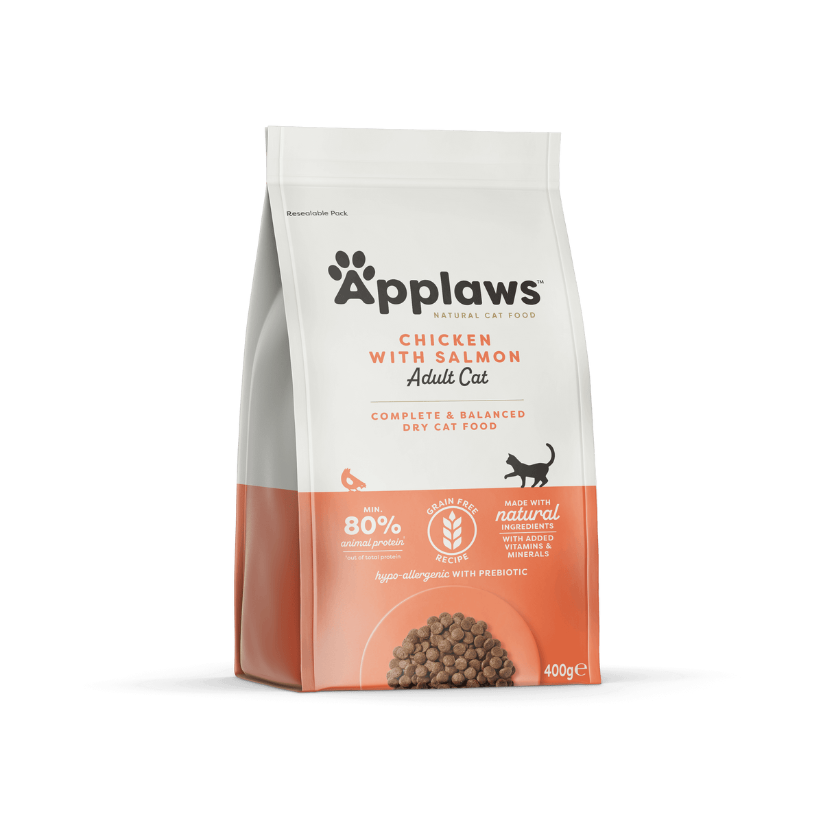 Applaws Adult Cat Kyckling & Lax 400 g för katter